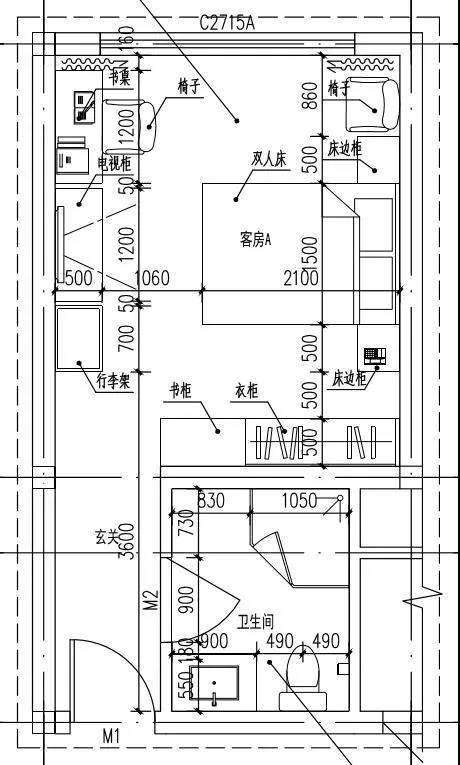 标准套间格局